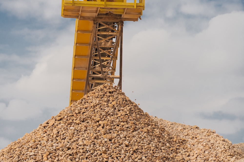Producción de áridos por EME Productos Industriales