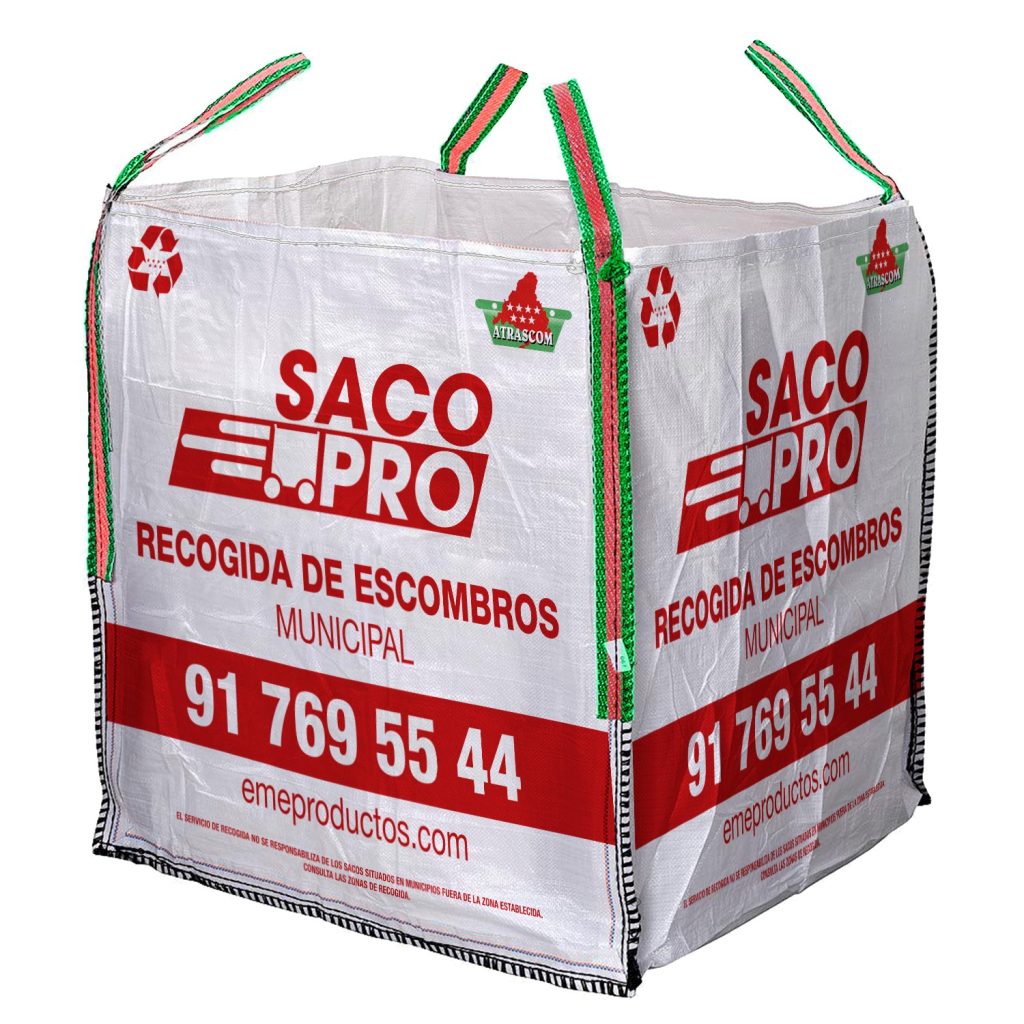 Sacas SacoPro blanca Madrid municipal