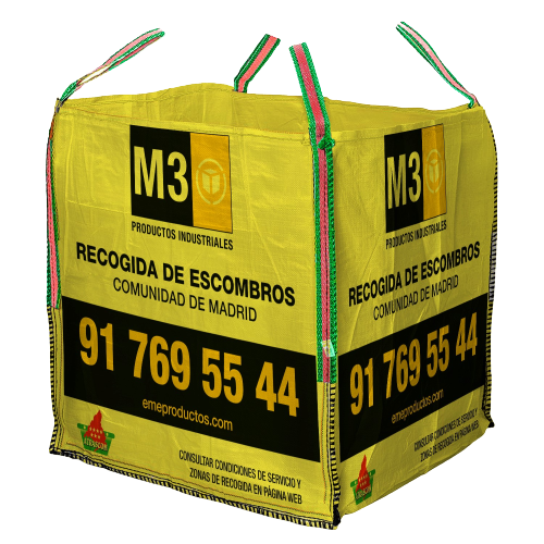Sacas M3 gestión rcd Madrid