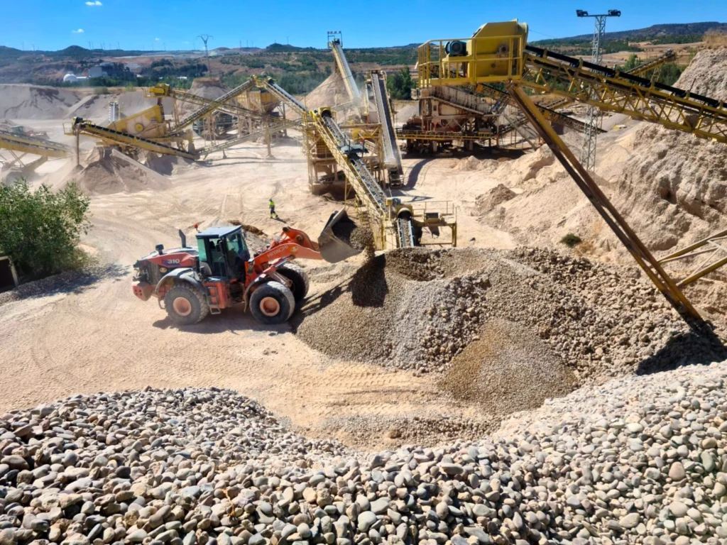 cantera de áridos